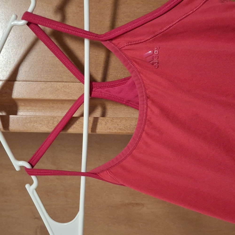✨️Adidas Women's Pink Camisole Racerback Tanktop